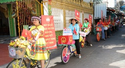 TP Cần Thơ rực rỡ cờ, hoa trước ngày bầu cử