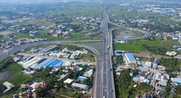 Cận cảnh công trường thi công tuyến đường Vành đai 3-TPHCM qua Tây Ninh