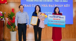 Saigontourist Group trao tặng kinh phí xây dựng 2 căn nhà Đại đoàn kết tại tỉnh Cà Mau