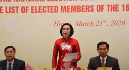 Công bố danh sách 500 người trúng cử đại biểu Quốc hội khóa XVI