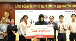 Mua vé số Vietlott mỗi ngày qua điện thoại, người đàn ông ở Tây Ninh trúng thưởng hơn 114 tỉ đồng