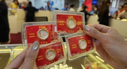 Cuối ngày 26-3, giá vàng tại SJC, Mi Hồng, Bảo Tín Minh Châu giảm tiếp