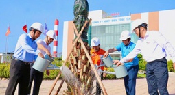 Nhiệt điện Vĩnh Tân phát động Tết trồng cây, phủ xanh hơn 23 ha khuôn viên