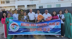 Tàu du lịch quốc tế Noble – Island Sky ghé Gia Lai