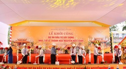 Khởi công xây dựng nhà thờ Lễ Thành hầu Nguyễn Hữu Cảnh, vốn đầu tư 45 tỉ đồng