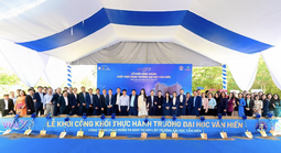 Trường ĐH Văn Hiến khởi công khối thực hành rộng 46.000 m²