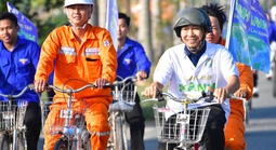 CHÙM ẢNH: Các đơn vị của EVNSPC sôi nổi hưởng ứng Chiến dịch Giờ Trái đất 2026