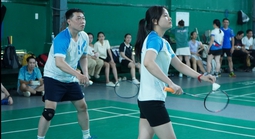 Phường Xuân Hòa tổ chức giải cầu lông Chương trình "Giờ thứ 9"