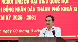 Chủ tịch Quốc hội Trần Thanh Mẫn: Tăng quyền chủ động cho TPHCM trong quản lý đất đai, hạ tầng