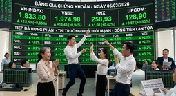 Trút bỏ gánh nặng, VN-Index mở gáp bứt phá ngay phiên ATO ngày 5-3