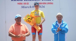 Áo vàng đổi chủ sau màn chinh phục đèo Prenn tại chặng 4 Biwase Tour of Vietnam 2026