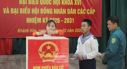 Đặc khu Trường Sa bỏ phiếu sớm ở 20 khu vực