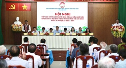 Ứng cử viên ĐBQH khóa XVI và đại biểu HĐND TPHCM tiếp xúc cử tri xã Xuân Sơn