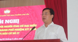 Cử tri phường Chợ Lớn mong đảm bảo an sinh, xây dựng thành phố không ma túy