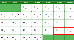 Bộ Nội vụ: Không hoán đổi ngày nghỉ dịp Giỗ Tổ Hùng Vương và 30-4, 1-5