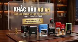 Khắc dấu Vũ An - Giải pháp dịch vụ khắc dấu chữ ký uy tín, giá rẻ tối ưu chi phí