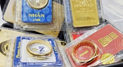 Sáng 11-4, giá vàng miếng SJC và vàng nhẫn đồng loạt giảm trở lại