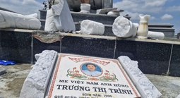 Mộ mẹ Việt Nam Anh hùng bị đập phá: Nghi vấn từ "dấu hiệu lạ"