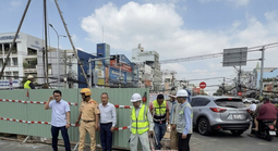 Xử phạt đơn vị thi công tuyến metro số 2 vì gây ùn tắc