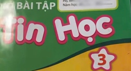 Thu hồi ấn phẩm "Vở bài tập Tin học 3" vì có đường link dẫn tới web "đen"
