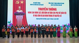 Nâng cao năng lực, bảo đảm an toàn cho phụ nữ Quân đội trong kỷ nguyên số