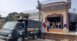 Cưỡng chế 3 hộ dân không giao mặt bằng đường Nguyễn Văn Linh