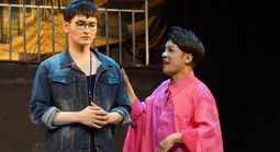 Minh Nhí, Hữu Quốc, Bình Tinh đụng độ trong vở "Song trùng"