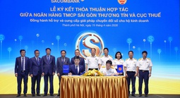 Sacombank hợp tác với Cục Thuế triển khai giải pháp hỗ trợ hàng triệu hộ kinh doanh trên toàn quốc