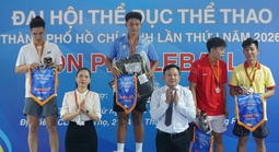 Giải pickleball Đại hội TDTT TP HCM khép lại sau 5 ngày tranh tai sôi nổi