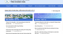 Hệ thống phản ánh hiện trường Khanhhoa-S: Cầu nối gần dân, sát dân