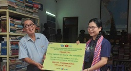 Chương trình “Tủ sách yêu thương” nối nhịp tri thức nơi Cù lao Rùa