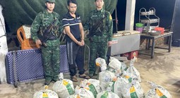 Bắt quả tang đối tượng vận chuyển, cất giấu gần 400kg nghi thuốc nổ