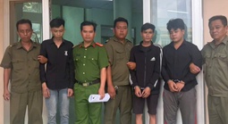 Bắt nhóm thanh niên cầm hung khí rượt đuổi nhau gần KCN Sóng Thần