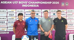 Bán kết U17 Đông Nam Á 2026 Việt Nam - Úc: Trận đấu của bản lĩnh 
