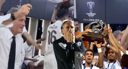 HLV Mancini và học trò mừng "hụt" chức vô địch vì kịch bản không ngờ