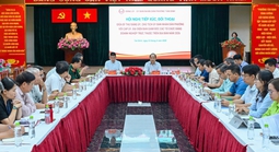 Bí thư Đảng ủy, Chủ tịch UBND phường Tân Định đối thoại với doanh nghiệp