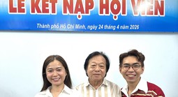 Lâm Vỹ Dạ, Minh Dự, Trọng Nhân xúc động trong ngày được kết nạp Hội viên Hội Sân khấu TP HCM