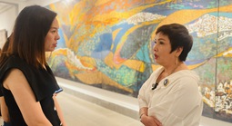 Giới thiệu 12 bức tranh sơn mài khổ lớn của họa sĩ Hiền Nguyễn