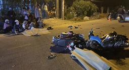 Hiện trường vụ tai nạn 2 người chết thương tâm ở Đà Nẵng