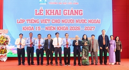 Trường Đại học Cửu Long khai giảng lớp đào tạo Tiếng Việt cho người nước ngoài