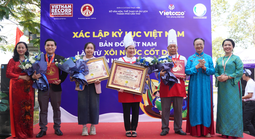 Bản đồ Việt Nam từ xôi nước cốt dừa lập kỷ lục, lan tỏa niềm tự hào dân tộc