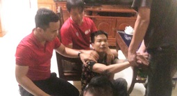 Phá án lúc 2 giờ sáng, công an bắt kẻ gây án nguy hiểm