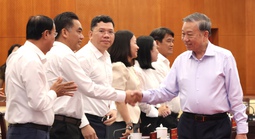 Tổng Bí thư, Chủ tịch nước Tô Lâm đang làm việc với Ban Thường vụ Thành ủy TPHCM