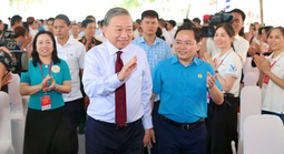 Tổng Bí thư, Chủ tịch nước Tô Lâm thăm người lao động tại TPHCM