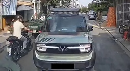 CSGT xử phạt tài xế bỏ ô tô giữa đường sau mâu thuẫn giao thông tại TPHCM