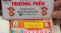 Sáng 30-4, xuất hiện nguyên cây 160 vé trúng xổ số miền Nam