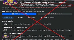  CSGT Công an tỉnh Đồng Tháp có cảnh báo khẩn cấp