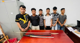 Tạm giữ hình sự nhóm đối tượng chém nhiều người đi đường trong đêm