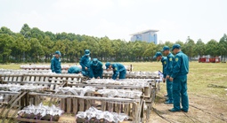 Cận cảnh trận địa pháo hoa tại phường Bình Dương trước giờ khai hỏa