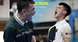 Vinh Hiển hạ số 2 thế giới, biến chung kết  Pickleball Asia 1000 thành trận đấu “nội bộ”
